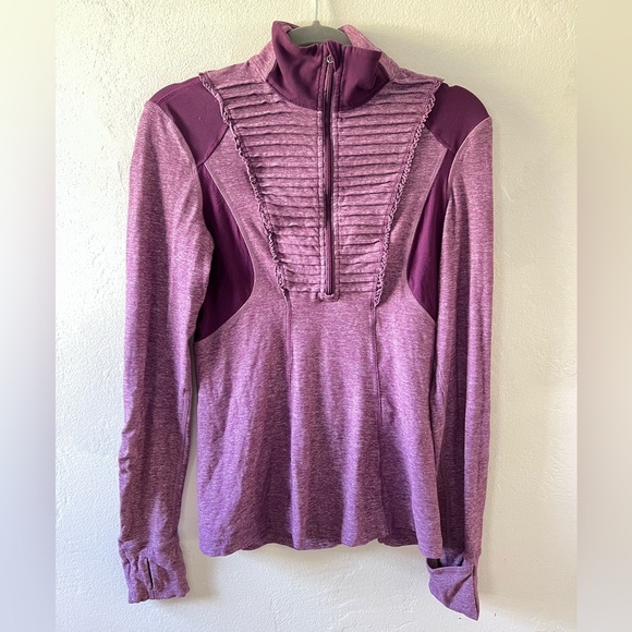 Lululemon Run: Your Heart Out Pullover in Heathered Plum Size 6 - Picture 3 of 6